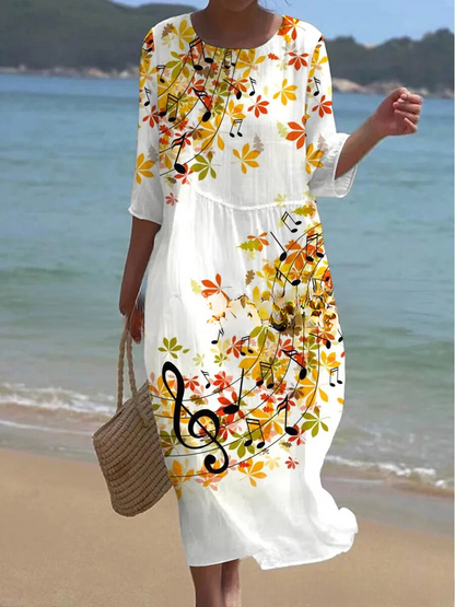 ND | Maxi robe à fleurs