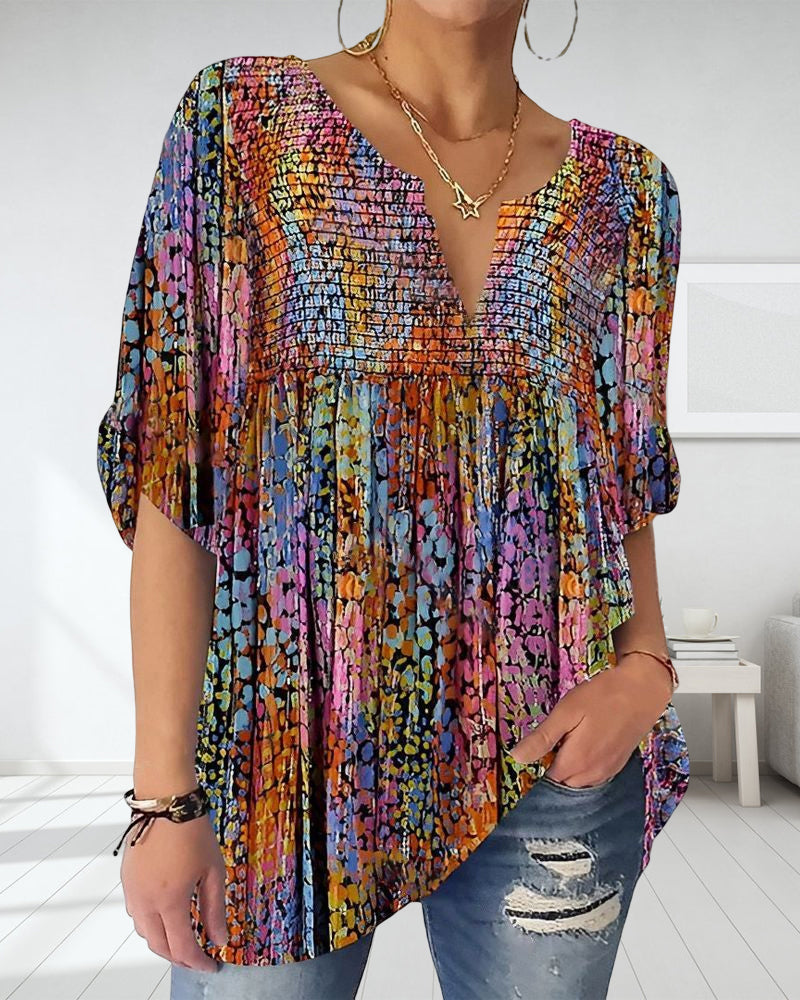 ND | Blouse avec col en V