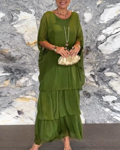 ND | Maxi-robe décontractée en couches
