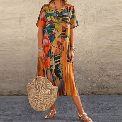 EP | Robe midi Artistic Print
