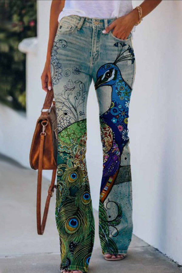 ND | Faux pantalon à pattes d'élévation imprimé