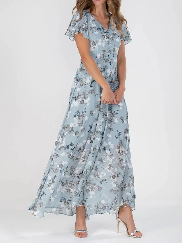 EP | Robe midi élégante à fleurs