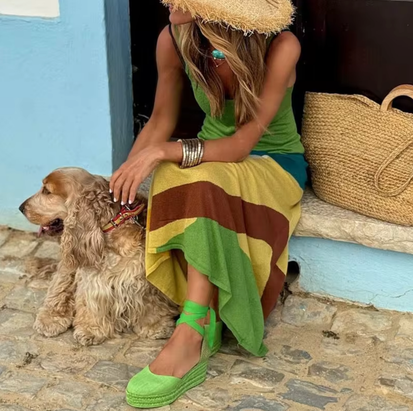 EP | Robe longue vivante et moulante