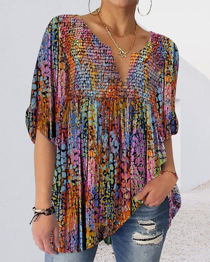 ND | Blouse avec col en V