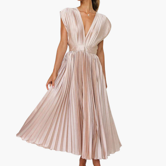 EP | Robe midi florale à manches bouffantes