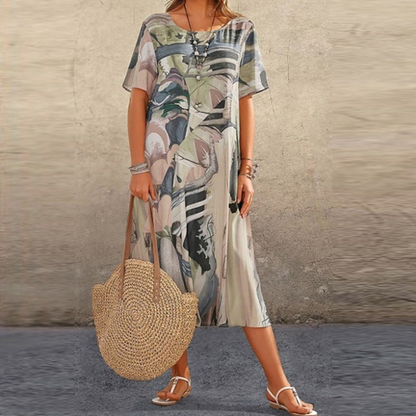 EP | Robe midi Artistic Print