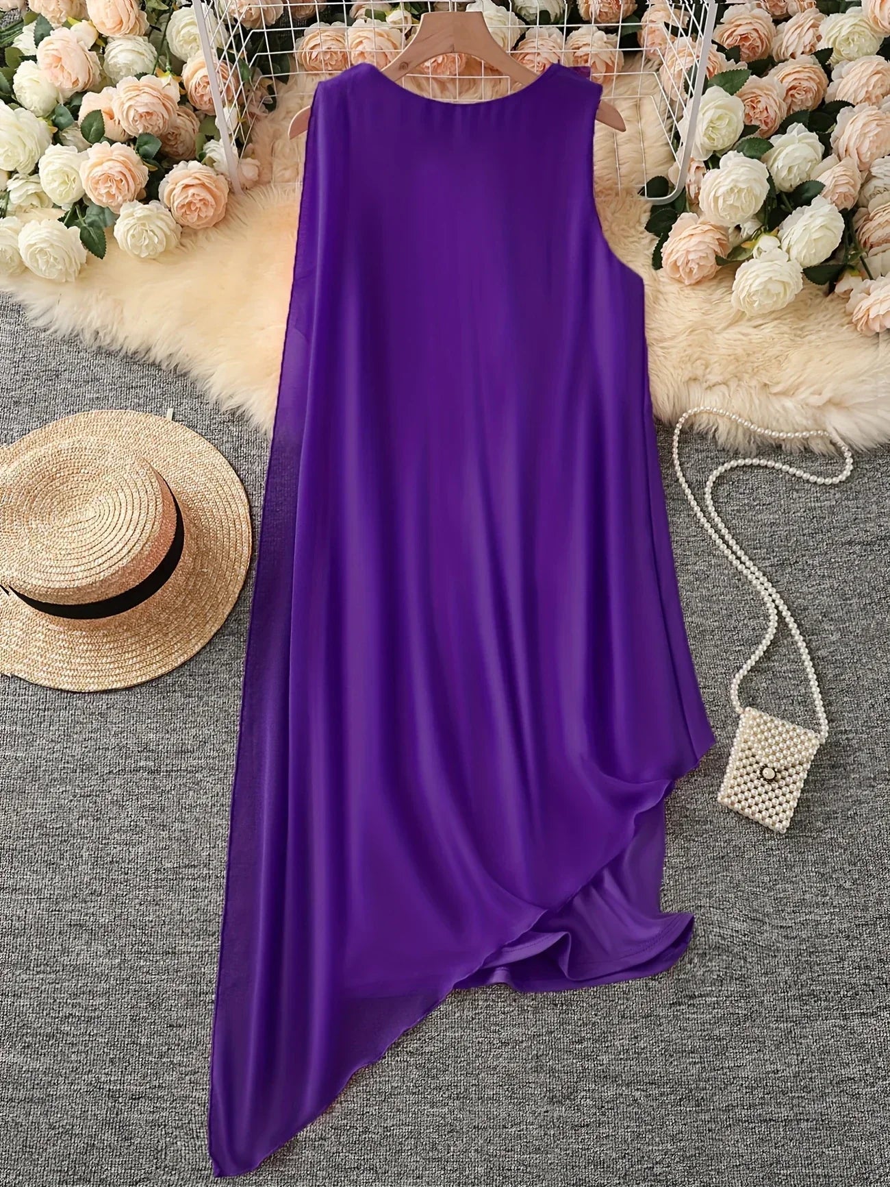 EP | ROBE MIDI SANS MANCHES INTEMPORELLE