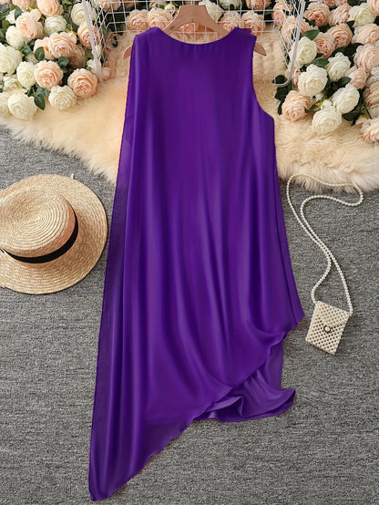 EP | ROBE MIDI SANS MANCHES INTEMPORELLE