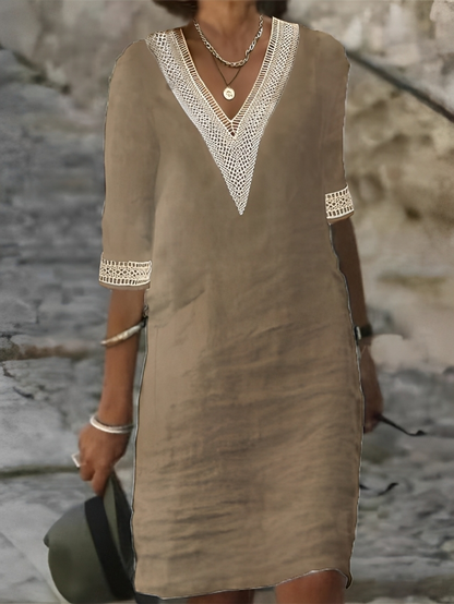 EP | Robe en coton et lin