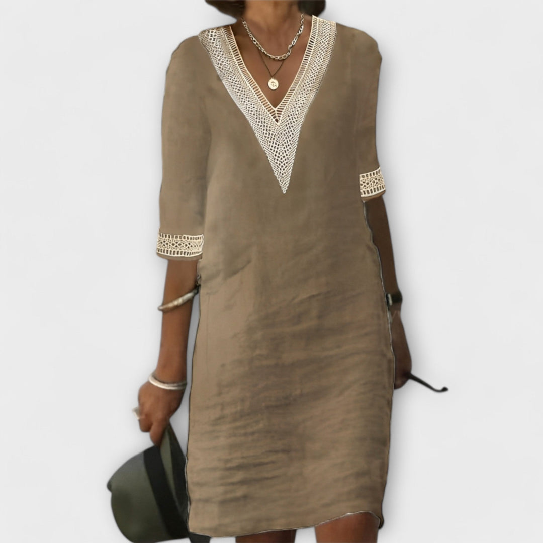 EP | robe en coton et lin