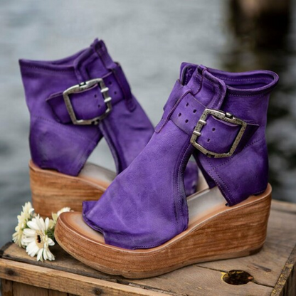 ND | Sandales compensées Boho