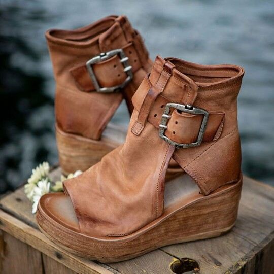 ND | Sandales compensées Boho