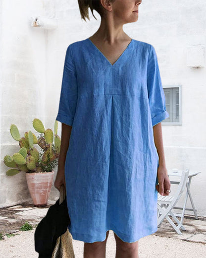 EP | Robe tunique aérée avec décolleté en V