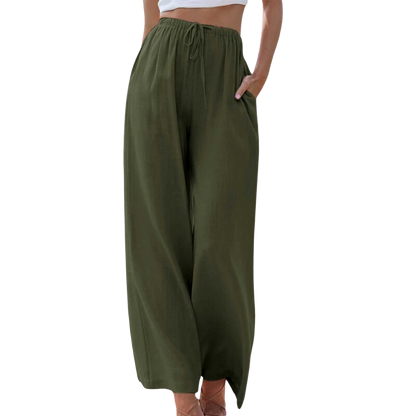 ND | Pantalon taille haute et jambes larges