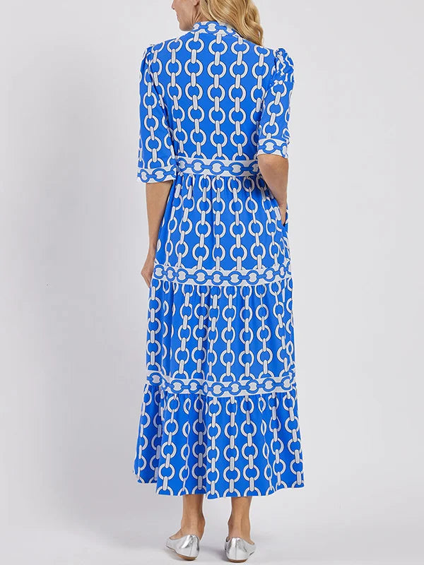 EP | Robe midi avec motif de chaînes