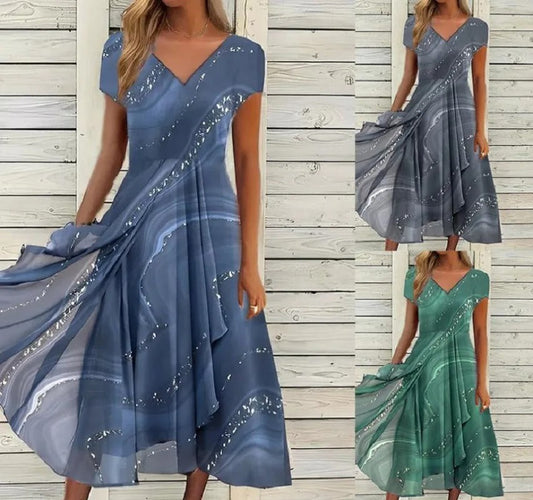 EP | Robe midi col V