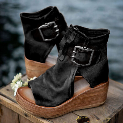 ND | Sandales compensées Boho