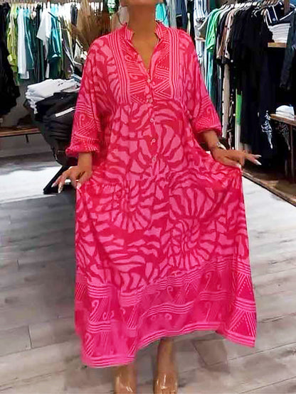EP | Robe midi sans effort avec décolleté en V
