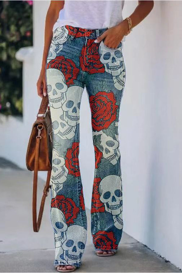 ND | Faux pantalon à pattes d'élévation imprimé