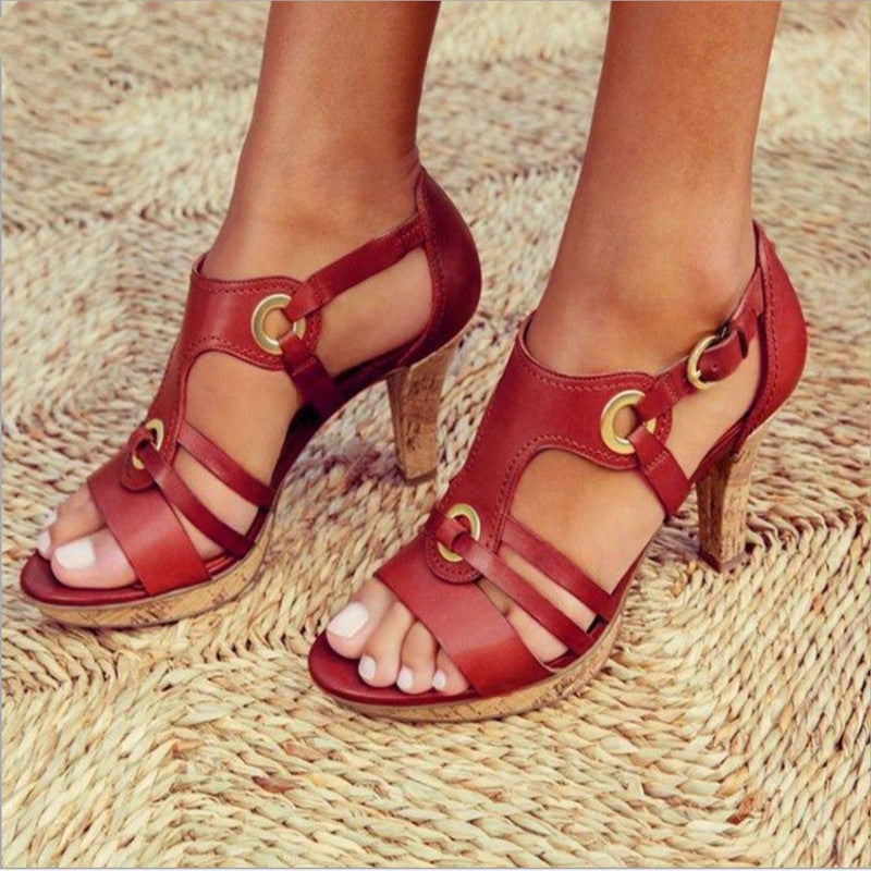 EP | | Sandales confortables à talons hauts