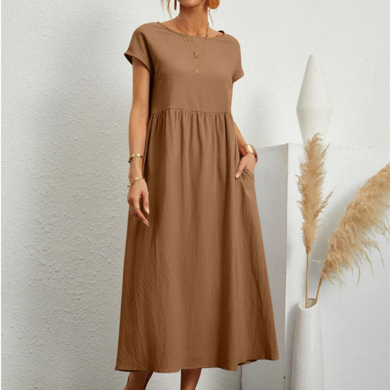 EP | Robe midi élégante à la coupe décontractée