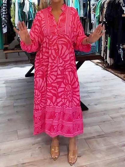 EP | Robe midi sans effort avec décolleté en V