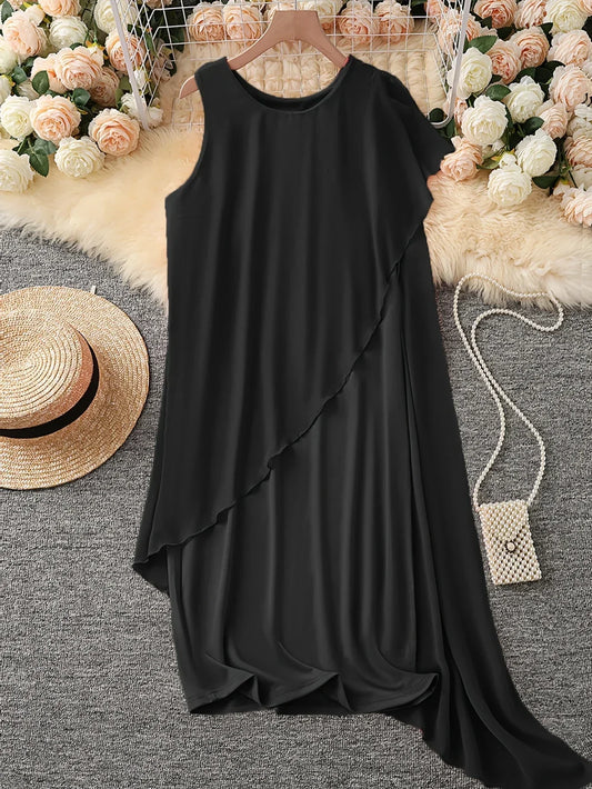 EP | ROBE MIDI SANS MANCHES INTEMPORELLE