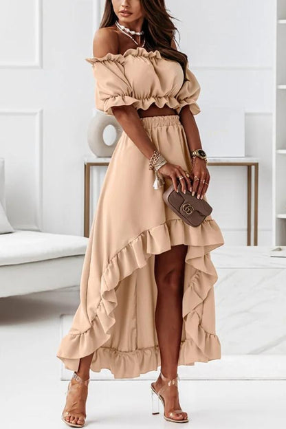 EP | Combinaison robe midi sans épaules