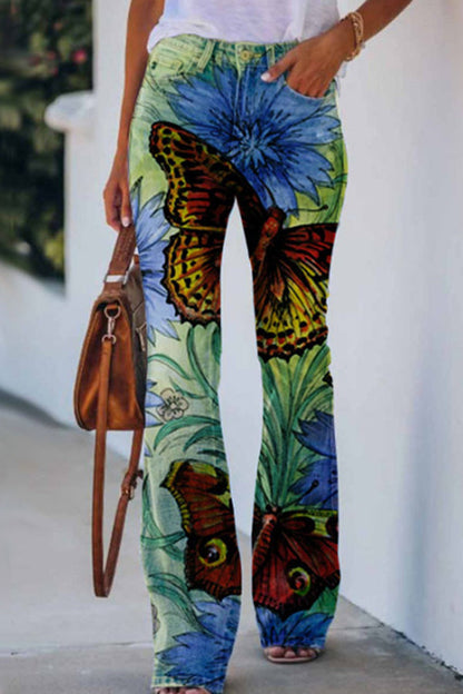 ND | Faux pantalon à pattes d'élévation imprimé