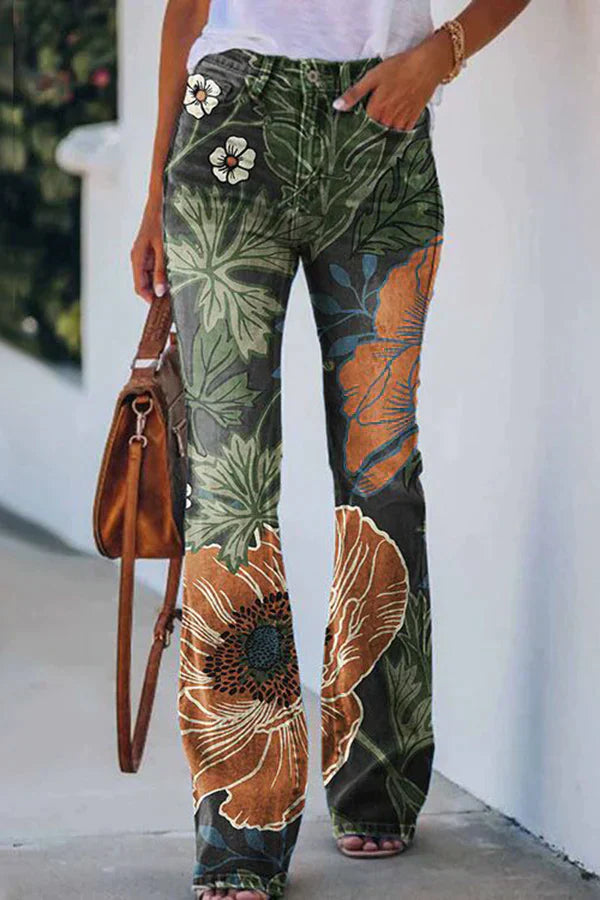 ND | Faux pantalon à pattes d'élévation imprimé