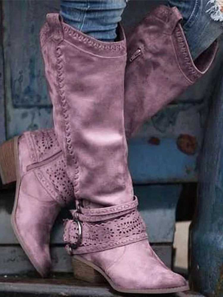 EP | Bottes en cuir vintage