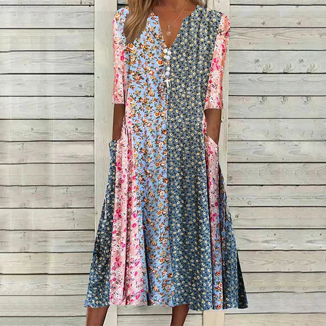 EP | Robe vintage avec imprimé floral