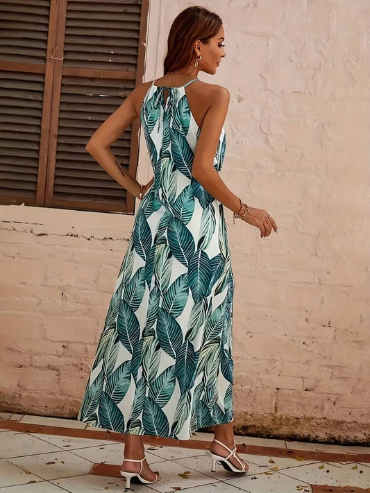 EP | Robe midi sans manches avec fente