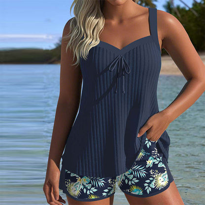 EP | Tankini Deux pièces rayé Short de bain
