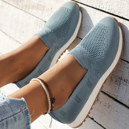 EP | Chaussons tricotés aérés nature