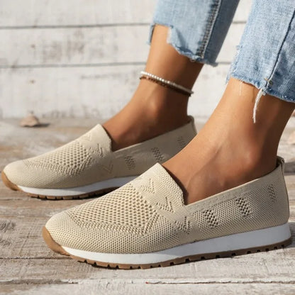 EP | Chaussons tricotés aérés nature