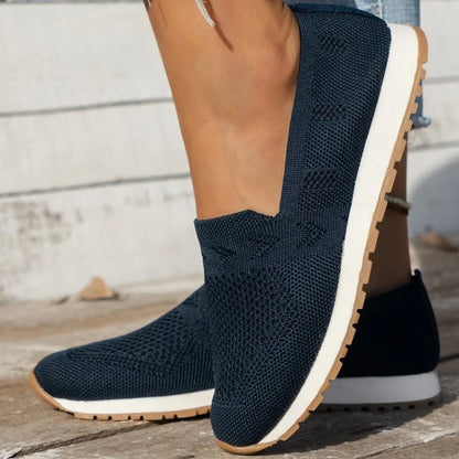 EP | Chaussons tricotés aérés nature