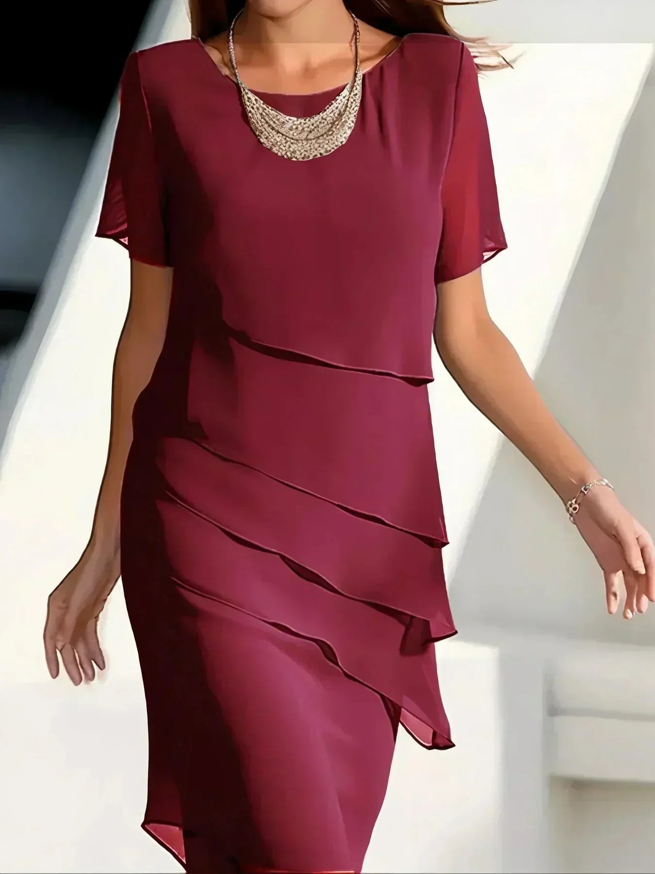 EP | Robe midi légère et élégante pour le printemps