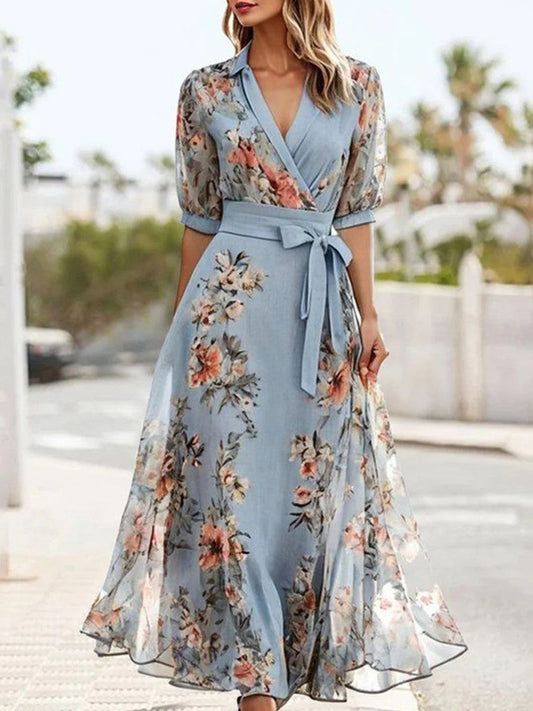 EP | Robe midi florale chic