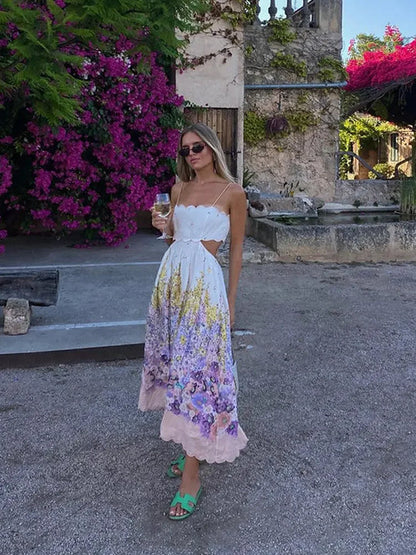 EP | Robe Isabella florale et élégante avec encolure ras du cou