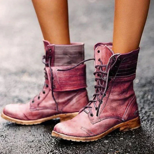ND | Bottes à lacets vintage Combat Boots
