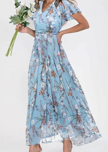 EP | Robe midi élégante à fleurs