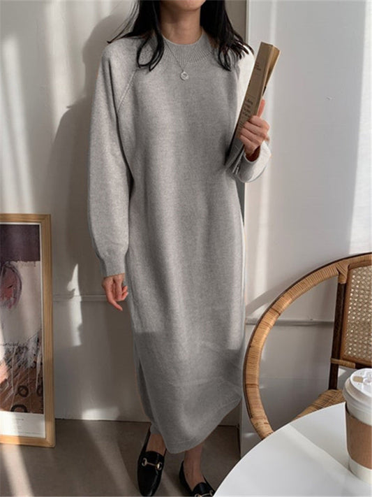 EP | Robe midi confortable en tricot