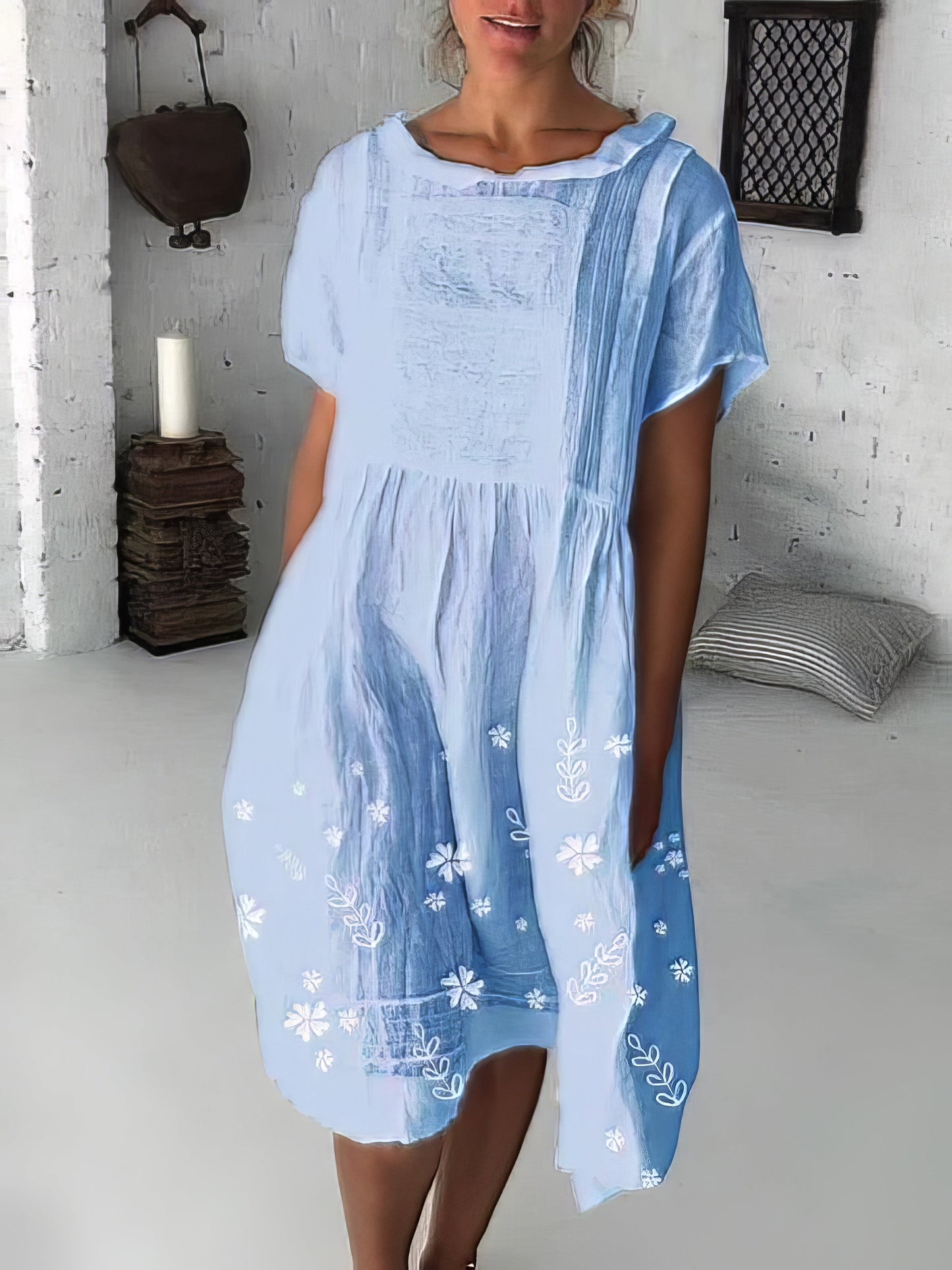 EP | Robe Lily pour la détente : confort floral