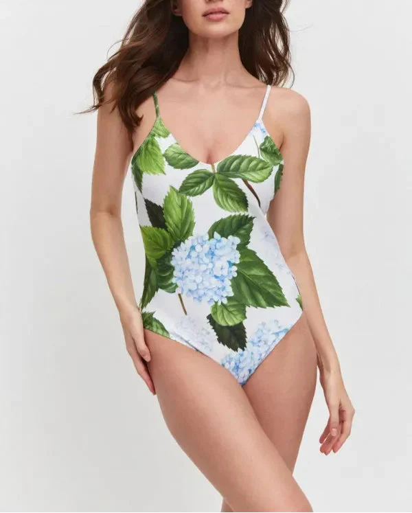 EP | Maillot de bain stylé à fleurs avec jupe
