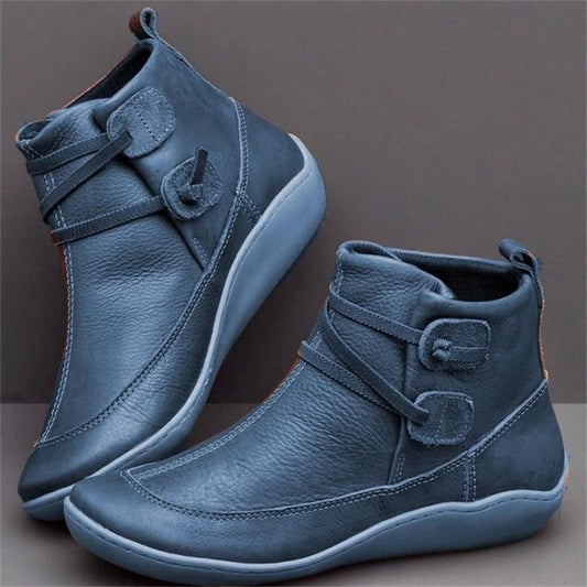 ND | Bottes à boucles en cuir décontractées