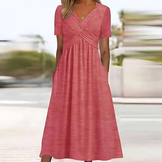 EP | Robe midi décontractée et élégante