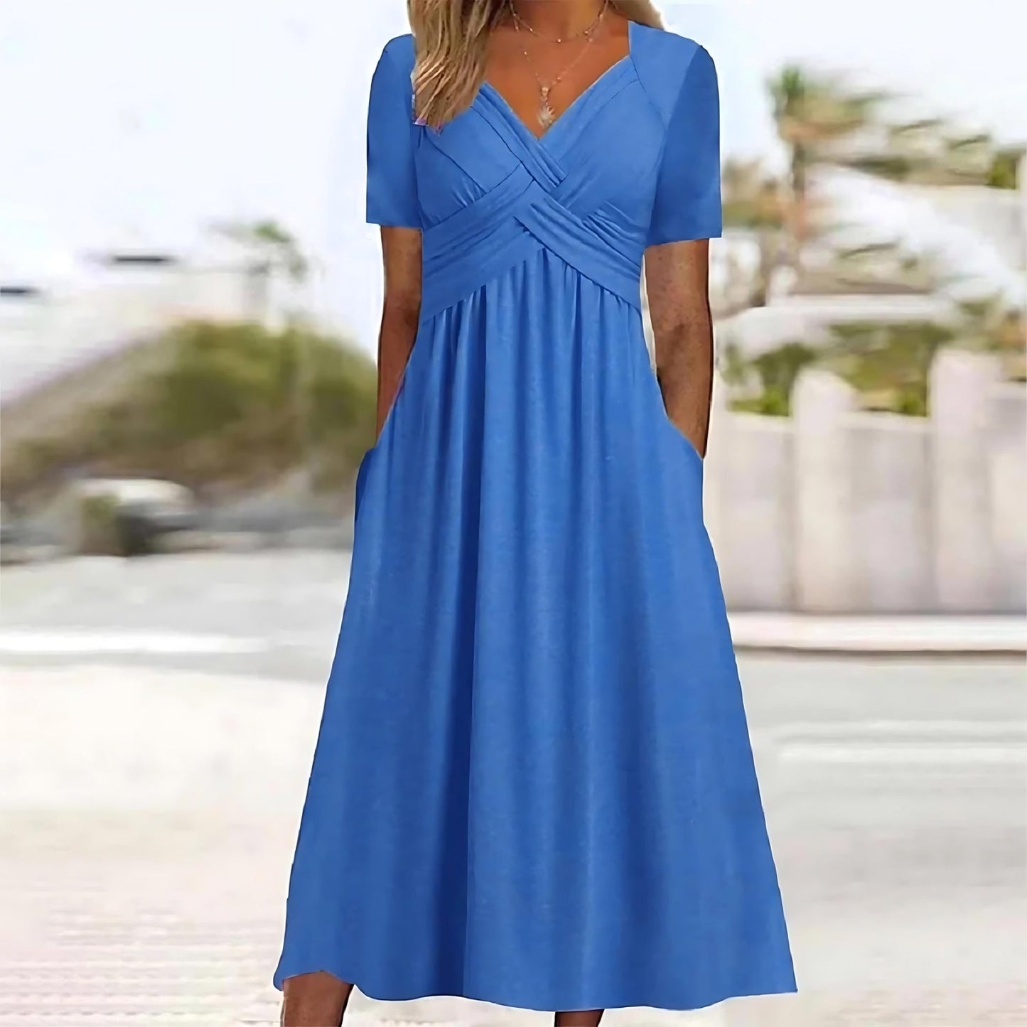 EP | Robe midi décontractée et élégante