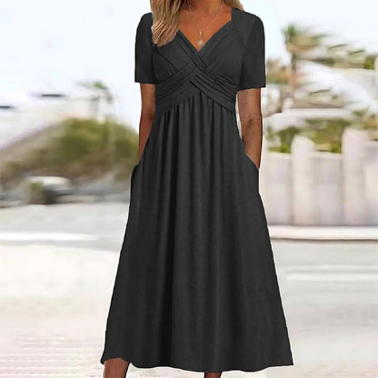 EP | Robe midi décontractée et élégante