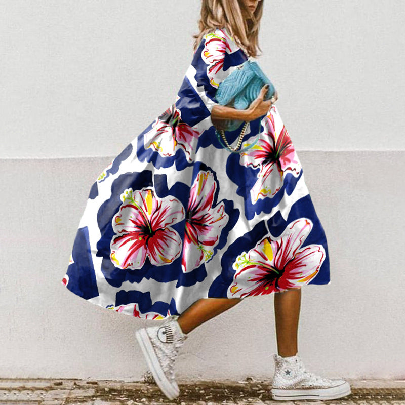 ND | Robe midi imprimée en ligne A